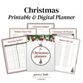 Christmas Printable & Digital Planner